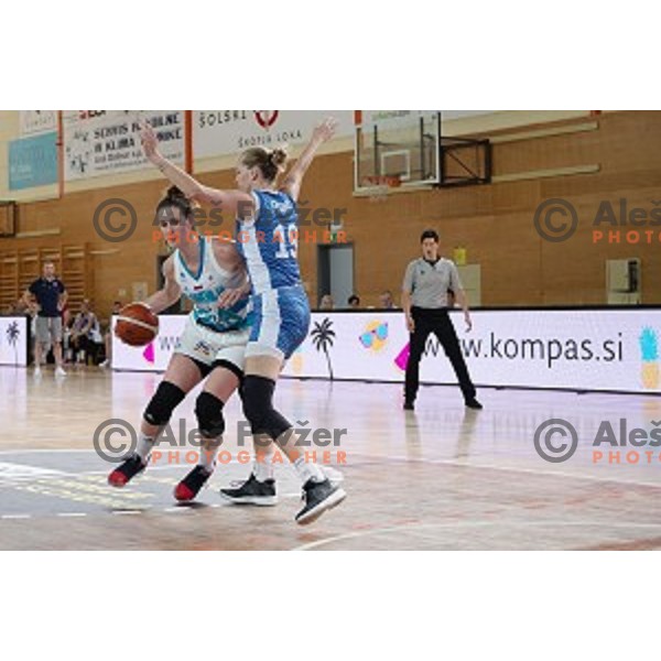 Eva Lisec during friendly Women\'s basketball match between Slovenia and Slovakia in Poden Sports Hall, Skofja Loka on June 14, 2019