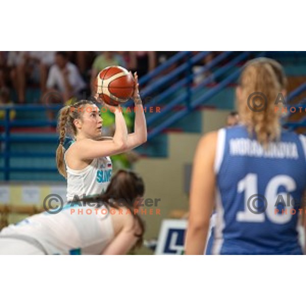 Annamaria Prezelj during friendly Women\'s basketball match between Slovenia and Slovakia in Poden Sports Hall, Skofja Loka on June 14, 2019