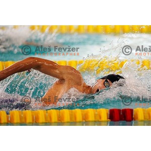 MArtin Bau in action during Slovenian Swimming National Championships in Kranj on June 15, 2019
