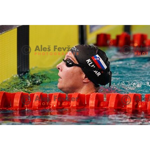 Anja Klinar in action during Slovenian Swimming National Championships in Kranj on June 15, 2019
