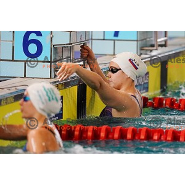 Petja Hribar in action during Slovenian Swimming National Championships in Kranj on June 15, 2019