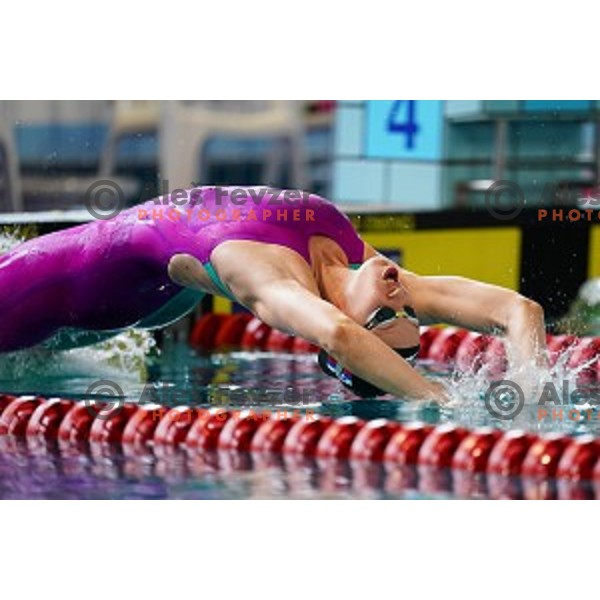 Janja Segel in action during Slovenian Swimming National Championships in Kranj on June 15, 2019