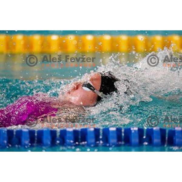 Janja Segel in action during Slovenian Swimming National Championships in Kranj on June 15, 2019