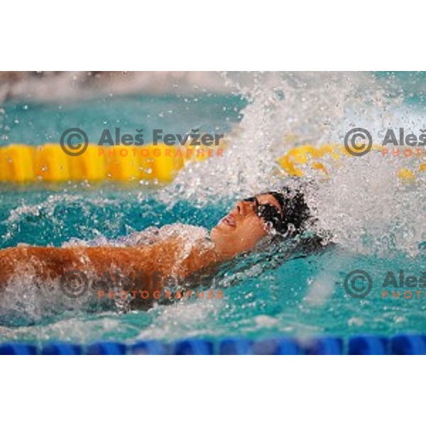 Urska Hancman in action during Slovenian Swimming National Championships in Kranj on June 15, 2019