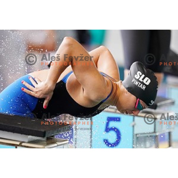 Tjasa Pintar in action during Slovenian Swimming National Championships in Kranj on June 15, 2019