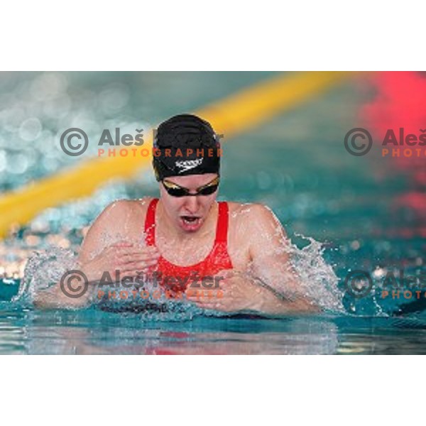 Tjasa Vozel in action during Slovenian Swimming National Championships in Kranj on June 15, 2019