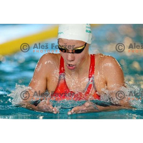 Sara Mihalic in action during Slovenian Swimming National Championships in Kranj on June 15, 2019