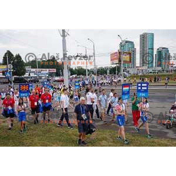 official opening of Athletes Village at 2.European Games in Minsk, Belarus on June 20, 2019