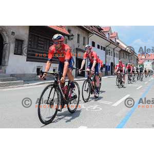 Domen Novak at third stage at 26. Tour of Slovenia between Zalec and Idrija, UCI Cycling race, Slovenia on June 21, 2019