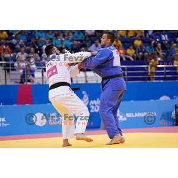 Vito Dragic of Slovenia in action during Judo Tournament of 2nd European Games, Minsk, Belarus on June 24, 2019