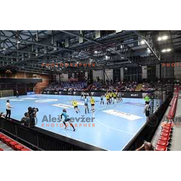  EHF Women\'s Champions League handball match between Krim Mercator and Savehof in Kodeljevo Hall, Ljubljana, Slovenia on November 17, 2019