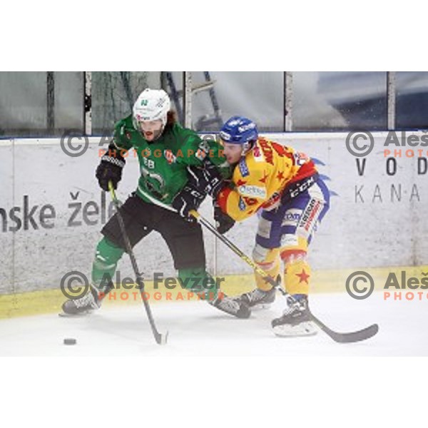 Janez Orehek of SZ Olimpija in action during Alps League regular season ice-hockey match between SZ Olimpija and Asiago in Tivoli Hall, Ljubljana, Slovenia on December 21, 2019