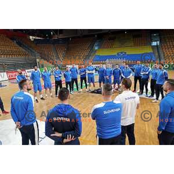 Uros Zorman during meeting and first practice session of Slovenia Handball team in Zlatorog Hall, Celje, Slovenia on December 26, 2019