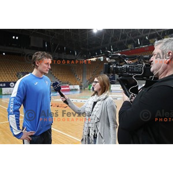 meeting and first practice session of Slovenia Handball team in Zlatorog Hall, Celje, Slovenia on December 26, 2019