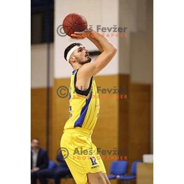 of Sencur GGD in action during 1.SKL league basketball match between Sencur GGD and Rogaska in Sencur Sports Hall, Slovenia on January 4, 2020