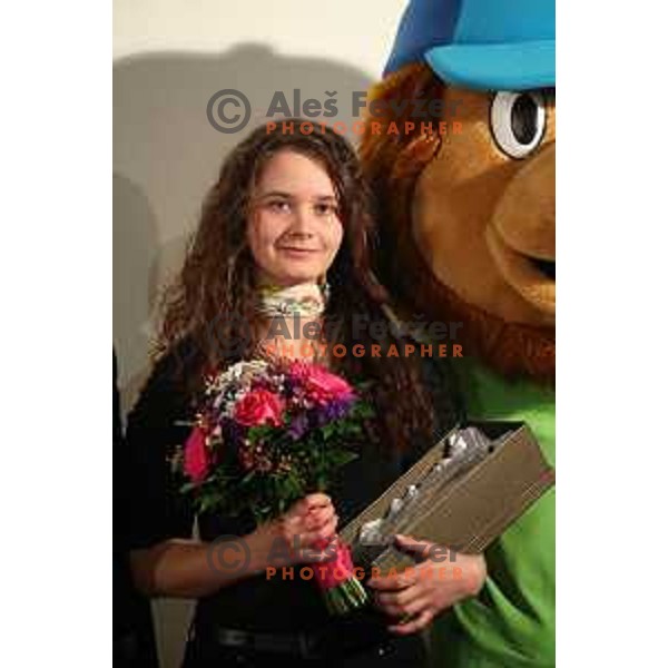 Anja Drev during Gala event of Slovenian ParaOlympic Committee announcing best Para sportsman of the year 2019 in Ljubljana, Slovenia on January 21, 2020