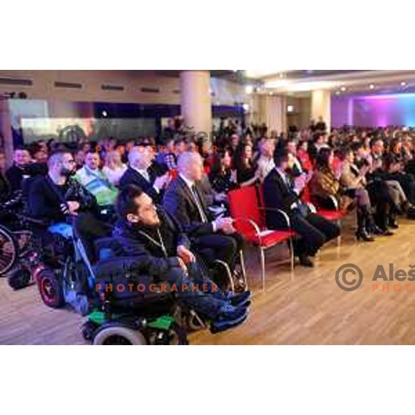 Gala event of Slovenian ParaOlympic Committee announcing best para sportsman of the year 2019 in Ljubljana, Slovenia on January 21, 2020