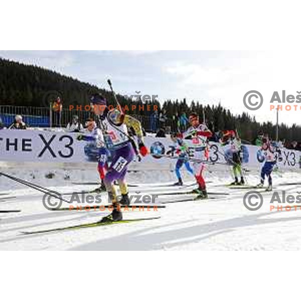 Mixed 4x7.5 km Relay at IBU Biathlon World Cup, Pokljuka, Slovenia on January 25, 2020