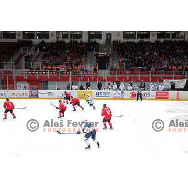 Slovenia-Lithuania,Olympic Ice-Hockey Qualification tournament, Jesenice, Slovenia on February 6, 2020