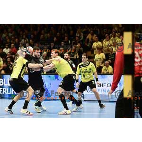 Benjamin Buric in action during EHF Cup handball match between Gorenje and Nantes in Red Hall, Velenje on February 16, 2020