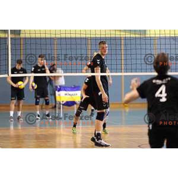 Saso Stalekar during practice session of Calcit Volleyball team in Kamnik, Slovenia on August 5, 2020