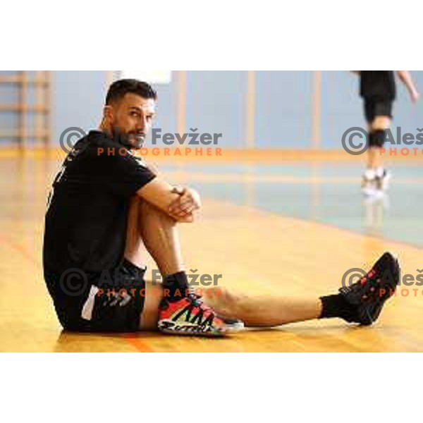 Mitja Gasparini during practice session of Calcit Volleyball team in Kamnik, Slovenia on August 5, 2020