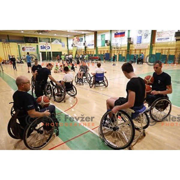Day of Sports with members of Slovenia Paraolympic team in Zalec sports hall on September 28, 2020