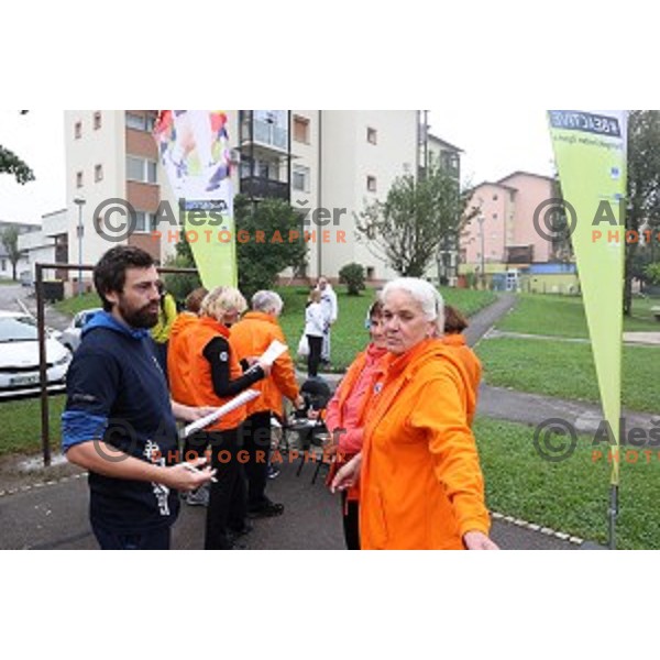 European week of Sports with elderly citizens in Medvode, Slovenia on September 29, 2020