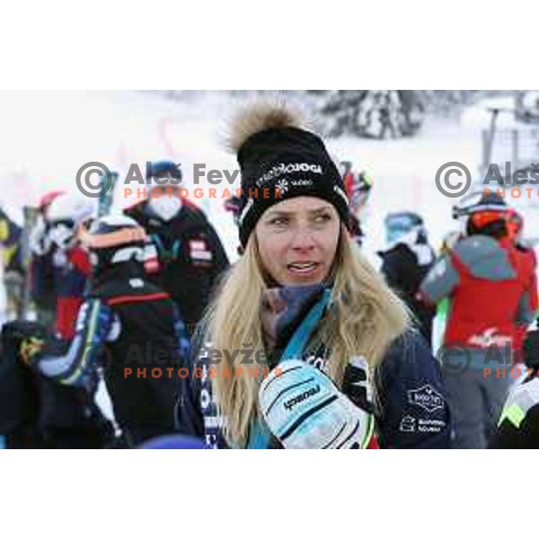 Ana Bucik during AUDI FIS Alpine Ski World Cup, 57.Golden Fox -Zlata Lisica practice on Podkoren course in Kranjska gora, Slovenia on January 15, 2021