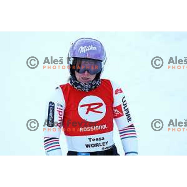 Tessa Worley (FRA) during AUDI FIS Alpine Ski World Cup, 57.Golden Fox -Zlata Lisica practice on Podkoren course in Kranjska gora, Slovenia on January 15, 2021