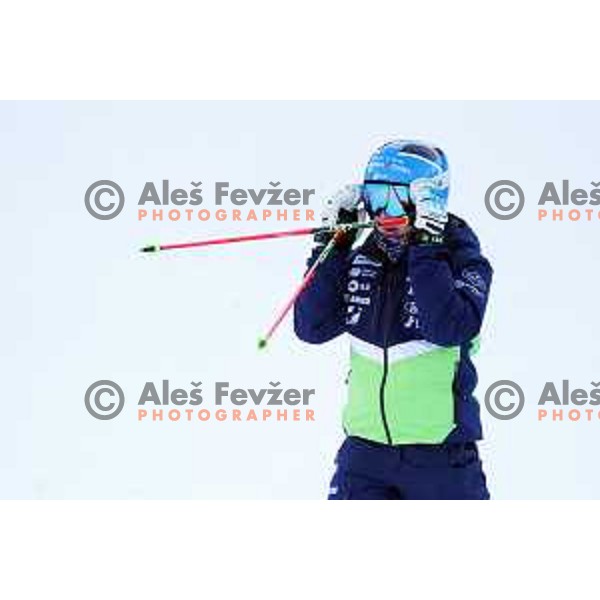 Meta Hrovat during AUDI FIS Alpine Ski World Cup, 57.Golden Fox -Zlata Lisica practice on Podkoren course in Kranjska gora, Slovenia on January 15, 2021