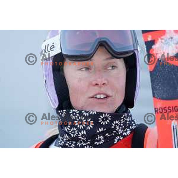 Tessa Worley (FRA) during AUDI FIS Alpine Ski World Cup, 57.Golden Fox -Zlata Lisica practice on Podkoren course in Kranjska gora, Slovenia on January 15, 2021