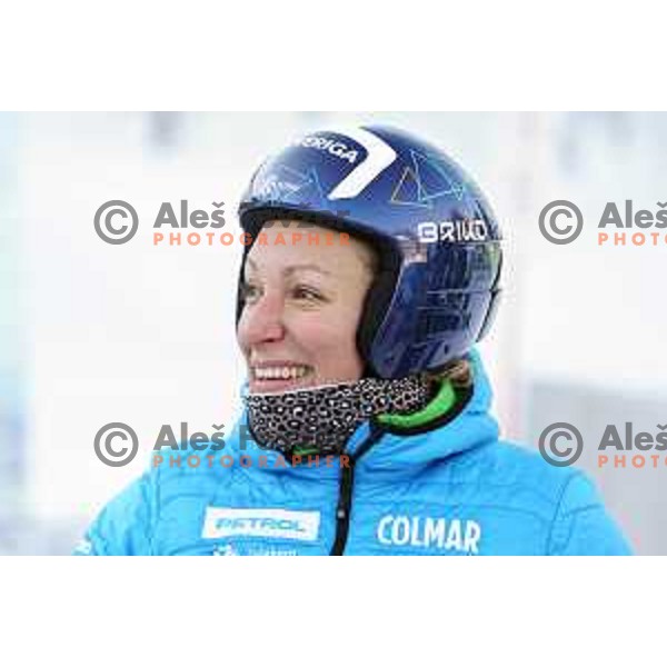 Ilka Stuhec during AUDI FIS Alpine Ski World Cup, 57.Golden Fox -Zlata Lisica practice on Podkoren course in Kranjska gora, Slovenia on January 15, 2021