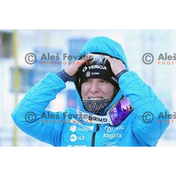 Ilka Stuhec during AUDI FIS Alpine Ski World Cup, 57.Golden Fox -Zlata Lisica practice on Podkoren course in Kranjska gora, Slovenia on January 15, 2021