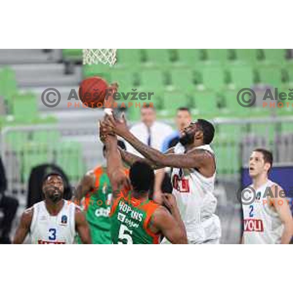 Willie Reed during 7days EuroCup basketball match between Cedevita Olimpija (SLO) and Buducnost VOLI (MNE) in SRC Stozice, Ljubljana on January 19, 2021