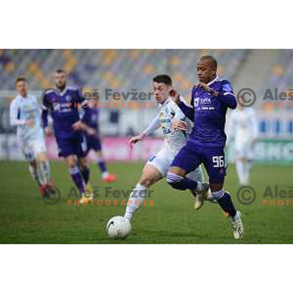Felipe Dos Santos in action during Prva Liga Telekom Slovenije 2020-2021 football match between Maribor and Celje in Maribor on February 20, 2021