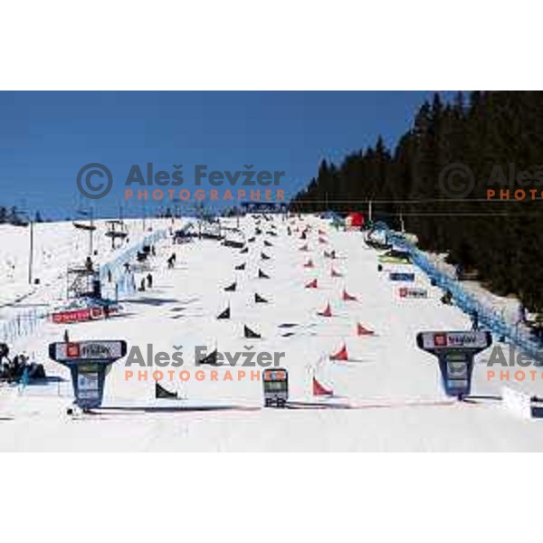 Snowboard World Championships in Parallel Slalom at Rogla Ski resort, Slovenia on March 2, 2021