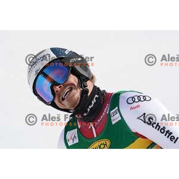 Manuel Feller at AUDI FIS World Cup Giant Slalom for Vitranc Cup in Kranjska gora, Slovenia on March 13, 2021