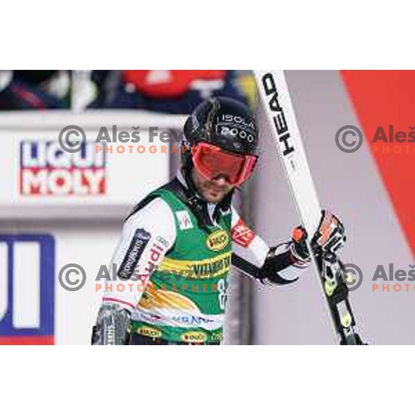 Gino Caviezel at AUDI FIS World Cup Giant Slalom for Vitranc Cup in Kranjska gora, Slovenia on March 13, 2021