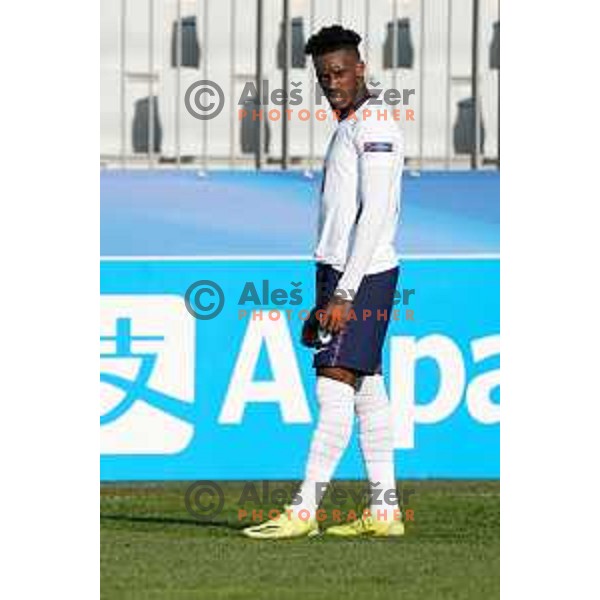Callum Hudson-Odoi (ENG) in action at UEFA Euro Under 21 match between England and Switzerland in Koper, Slovenia on March 25, 2021