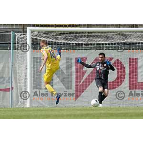 Jan Koprivec in action during Prva Liga Telekom Slovenije 2020-2021 football match between Tabor CB 24 Sezana and Domzale in Sezana on May 1, 2021