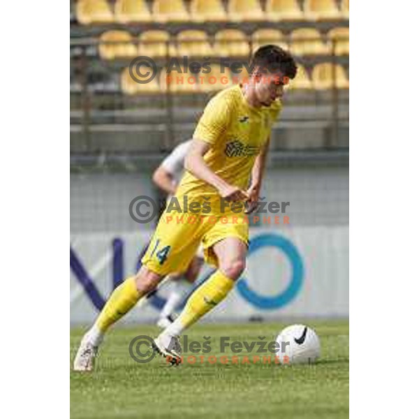 Mattias Kait in action during Prva Liga Telekom Slovenije 2020-2021 football match between Tabor CB 24 Sezana and Domzale in Sezana on May 1, 2021