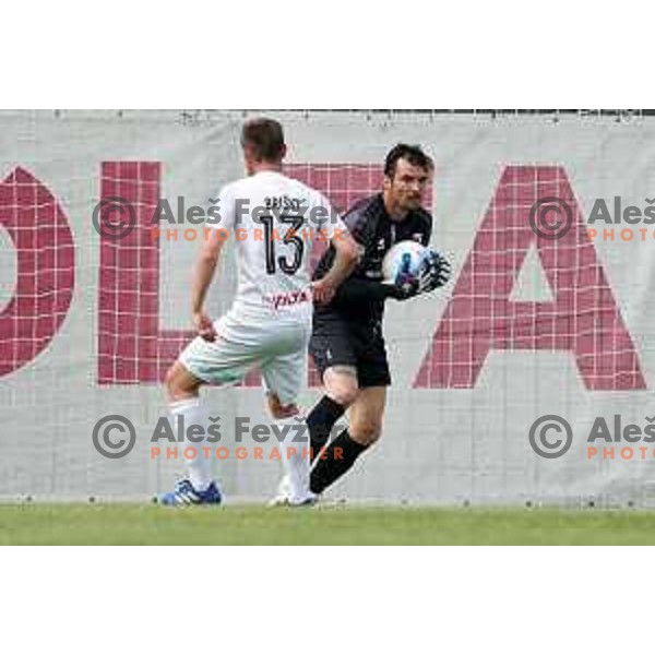 Jan Koprivec in action during Prva Liga Telekom Slovenije 2020-2021 football match between Tabor CB 24 Sezana and Domzale in Sezana on May 1, 2021