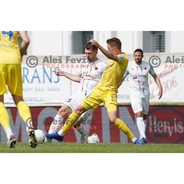 Benjamin Markus in action during Prva Liga Telekom Slovenije 2020-2021 football match between Tabor CB 24 Sezana and Domzale in Sezana on May 1, 2021