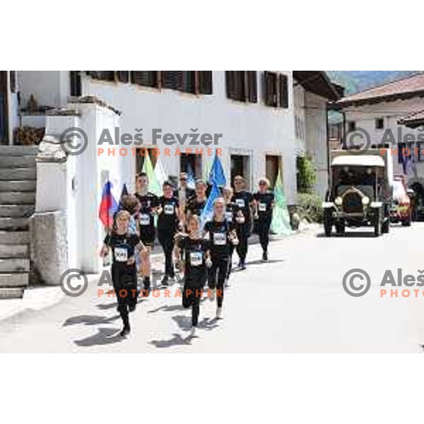 of Slovenska Bakla, Olympic journey around Slovenia in 81 days at second leg in Kobarid, Slovenia on May 3, 2021