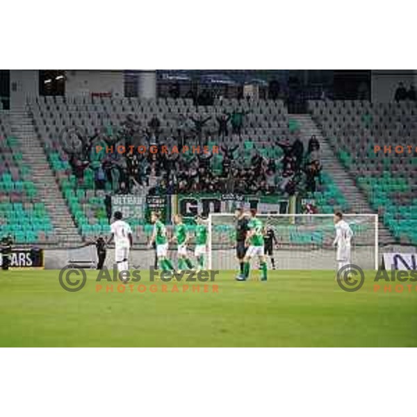 Green Dragons in action during Prva Liga Telekom Slovenije 2020-2021 football match between Olimpija and Tabor CB 24 Sezana in SRC Stozice, Ljubljana, Slovenia on May 19, 2021