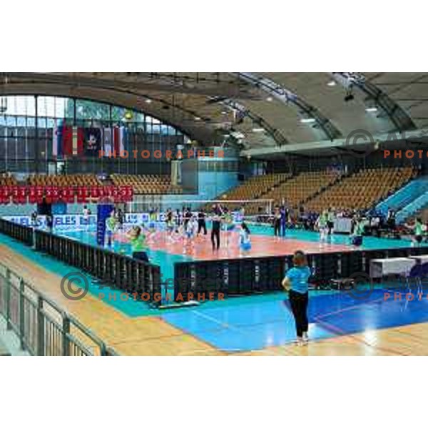 in action during CEV Volleyball European Silver League 2021 Women match between Slovenia and Israel in Lukna Hall, Maribor on June 4, 2021