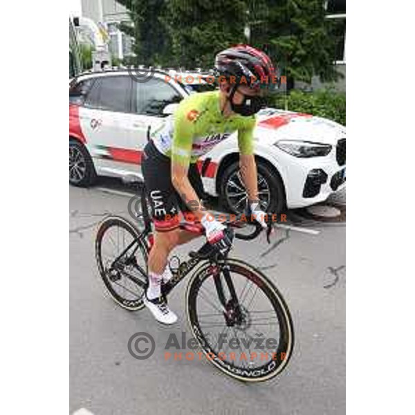 Tadej Pogacar at Tour of Slovenia 2021 UCI Pro Cycling race fifth stage Ljubljana-Novo mesto, Slovenia on June 13, 2021