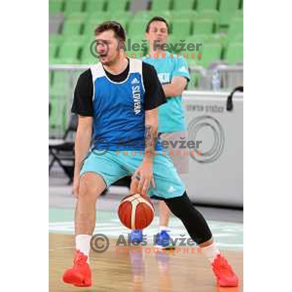 Luka Doncic during first practice session with Slovenia National team in Arena Stozice, Ljubljana, Slovenia on June 15, 2021