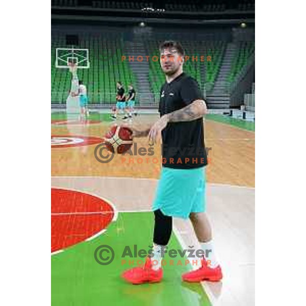 Luka Doncic during first practice session with Slovenia National team in Arena Stozice, Ljubljana, Slovenia on June 15, 2021
